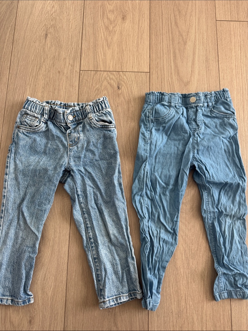 Cat & Jack Light Blue Kids Denim Jeans Duo
